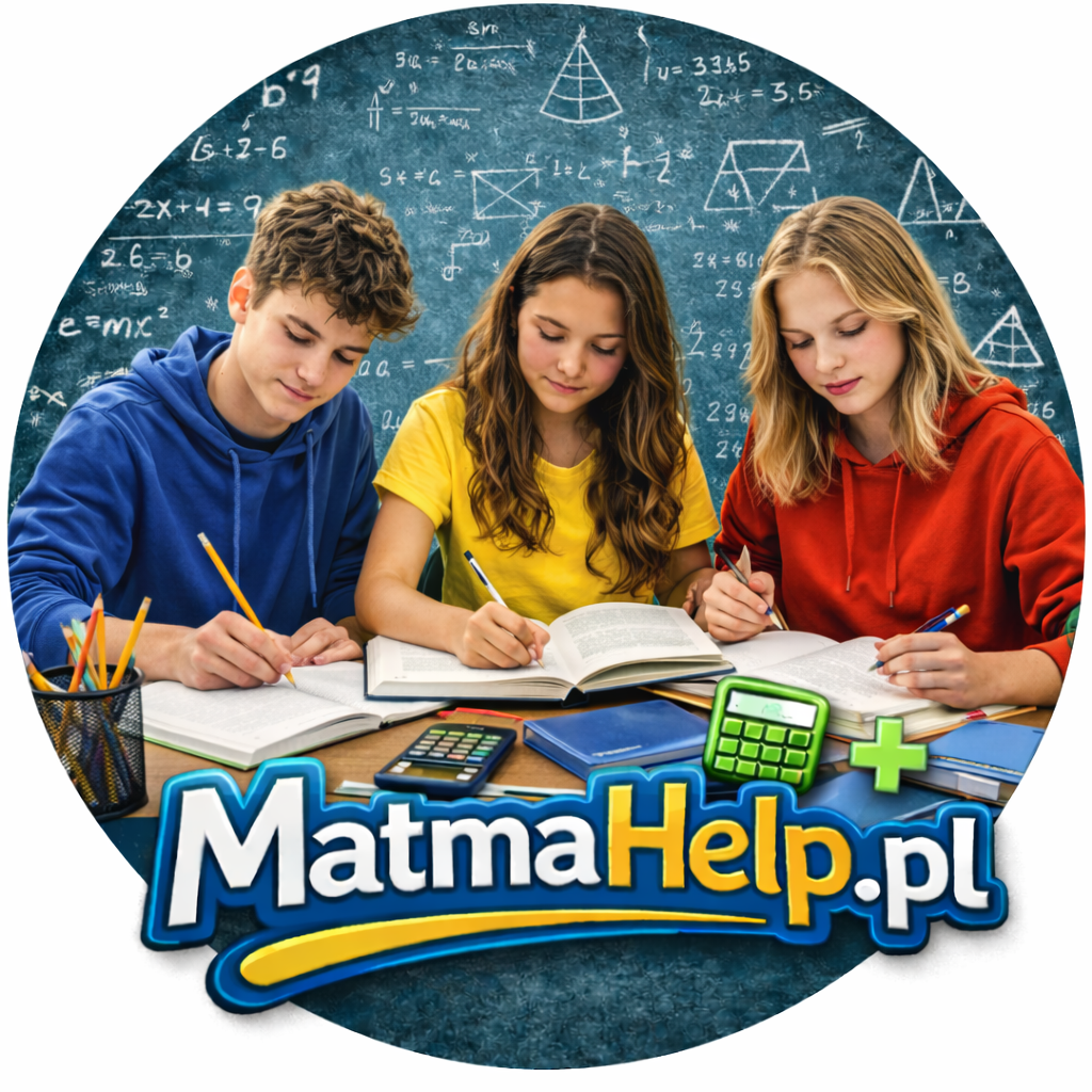 Uczniowie przygotowujący się do matury i egzaminu 8-klasisty z matematyki